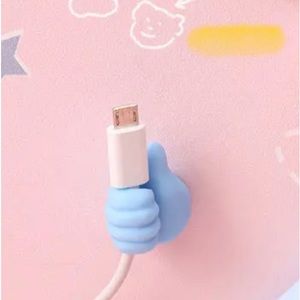 Self-Adhesive Wall Decoration Hook Creative Silicone Thumb Hanger/Hook/Holder